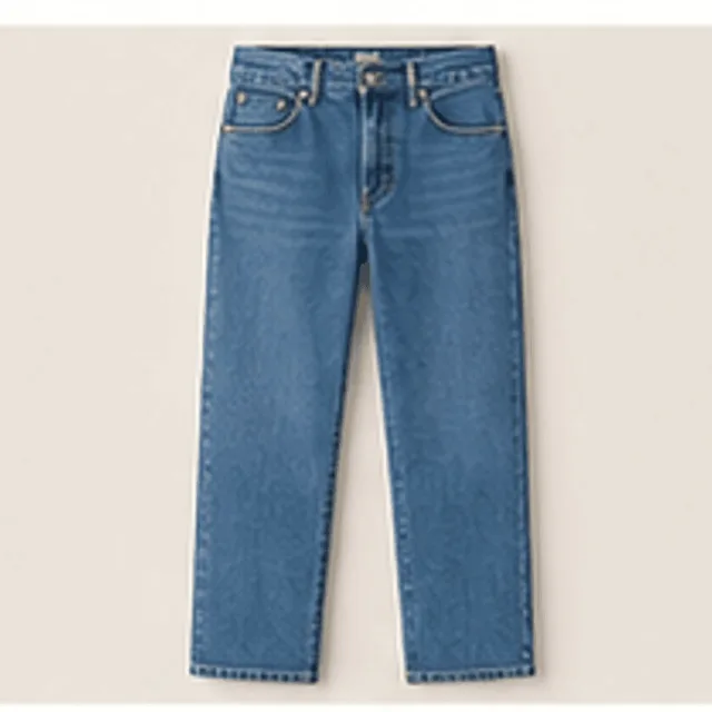 Straight Jeans အပြာ